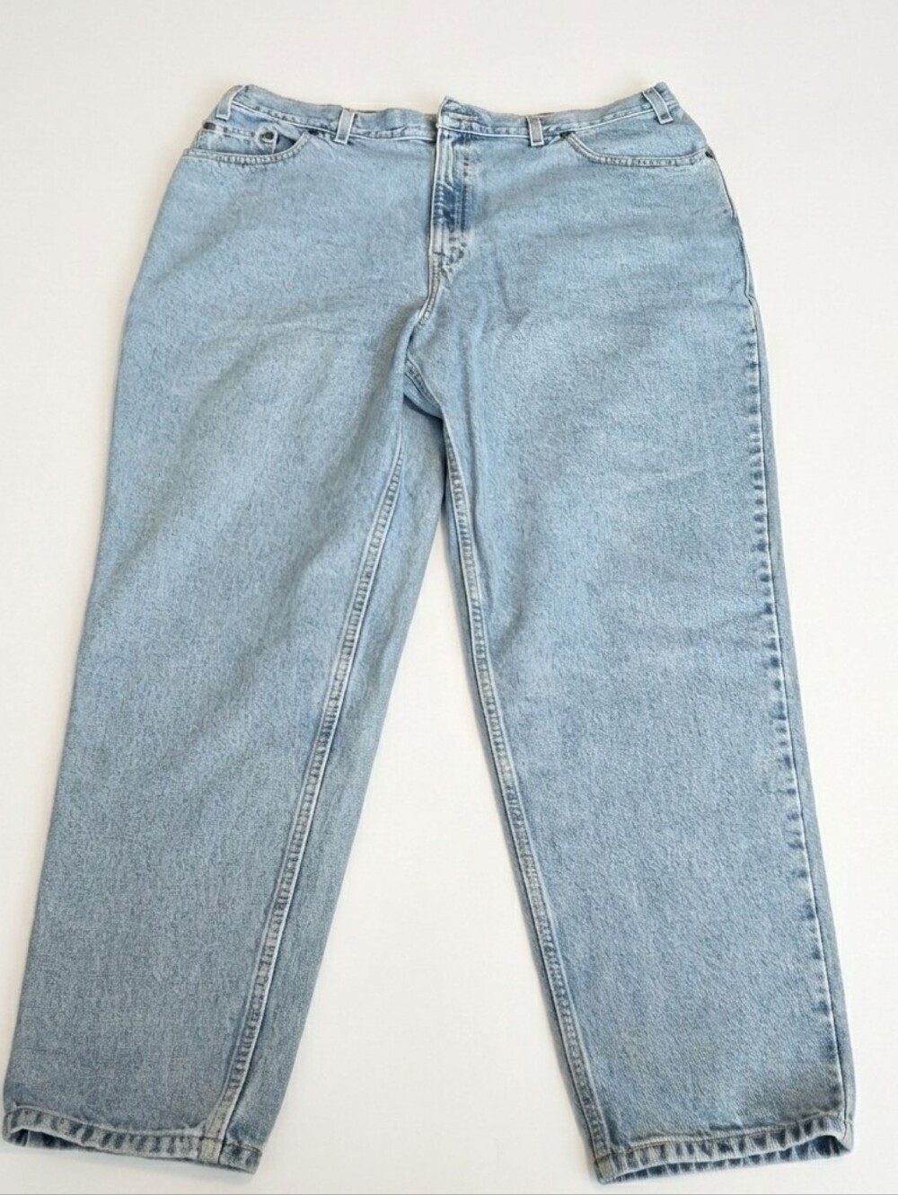 Vintage Levi's 522 Jeans Womens 20 S High Waisted Mom Jeans Medium Wash